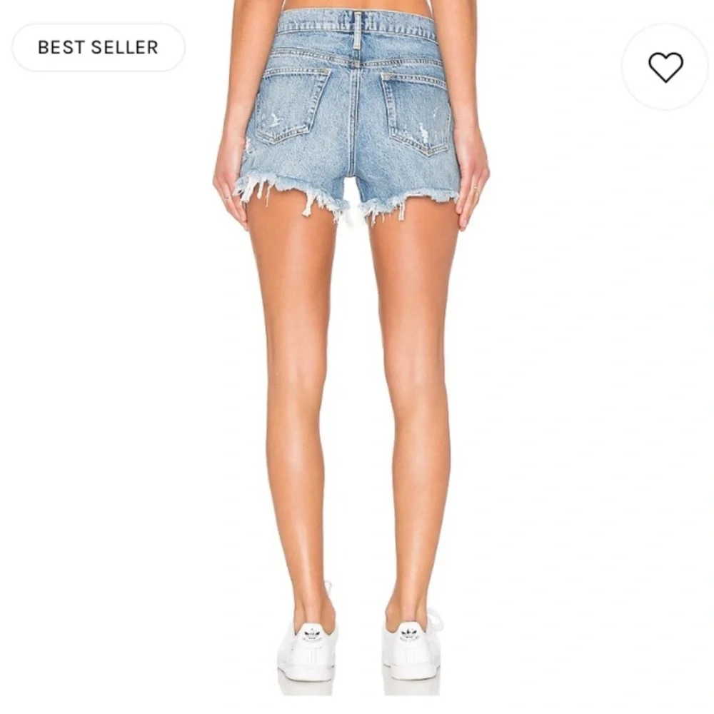 NWT AGOLDE Parker Vintage Denim Shorts in Swampmeet, Size 26 - Picture 3 of 8